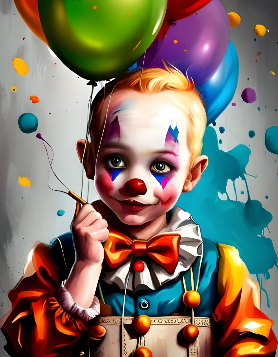 Clown - AI Generated Artwork - NightCafe Creator