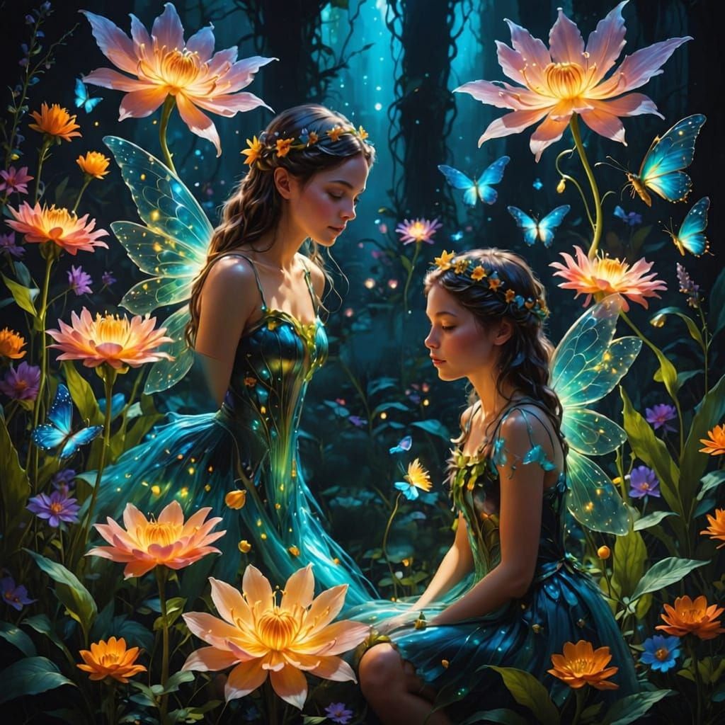 Faeries in the garden