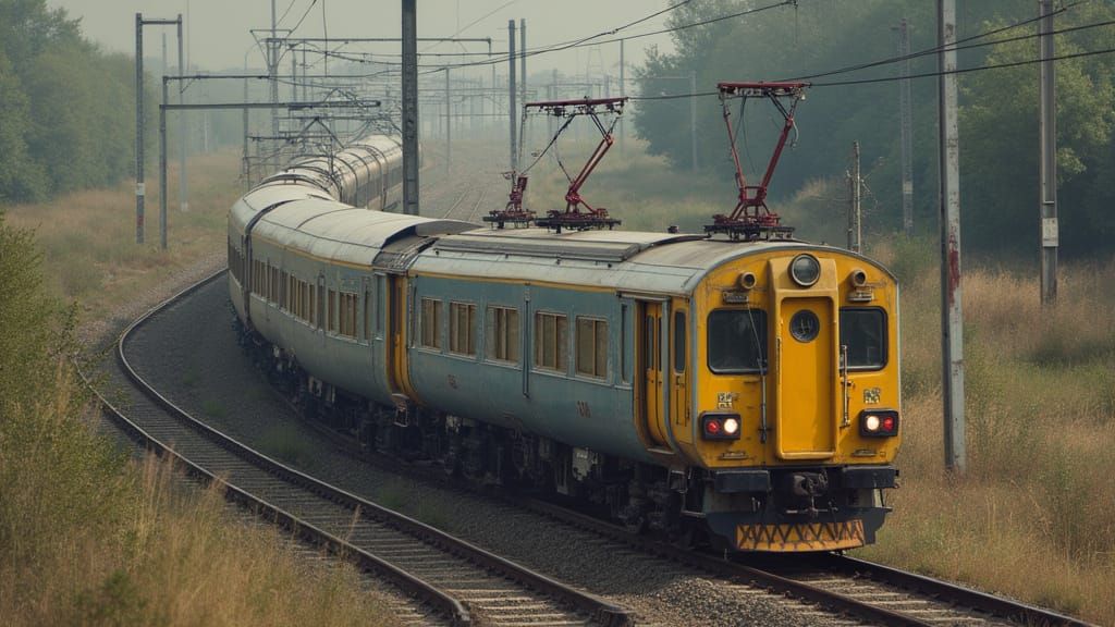 Deer Portrait with Orange Sky, Naturalistic Digital Art