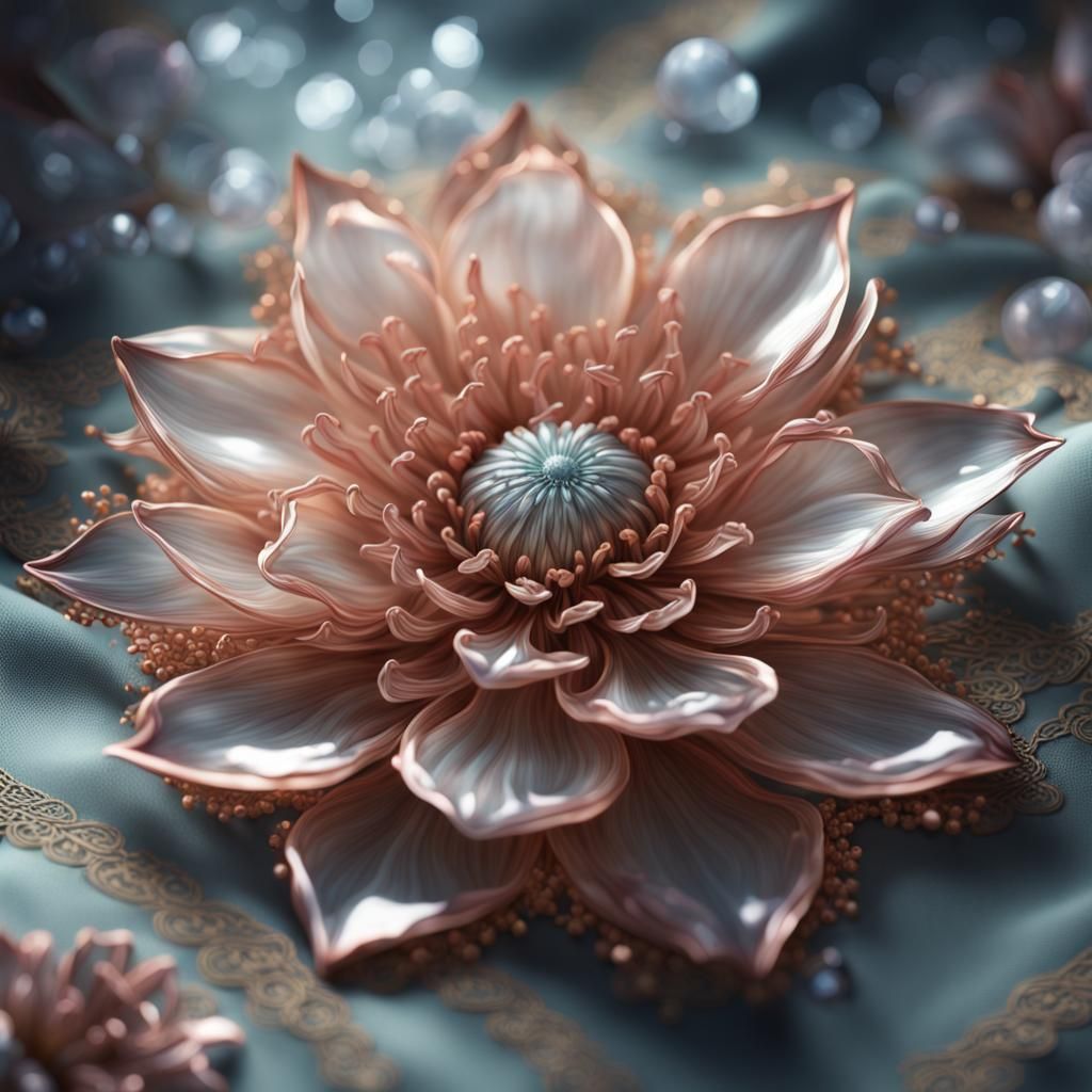 A glass flower