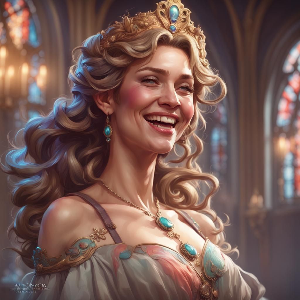 laughing princess