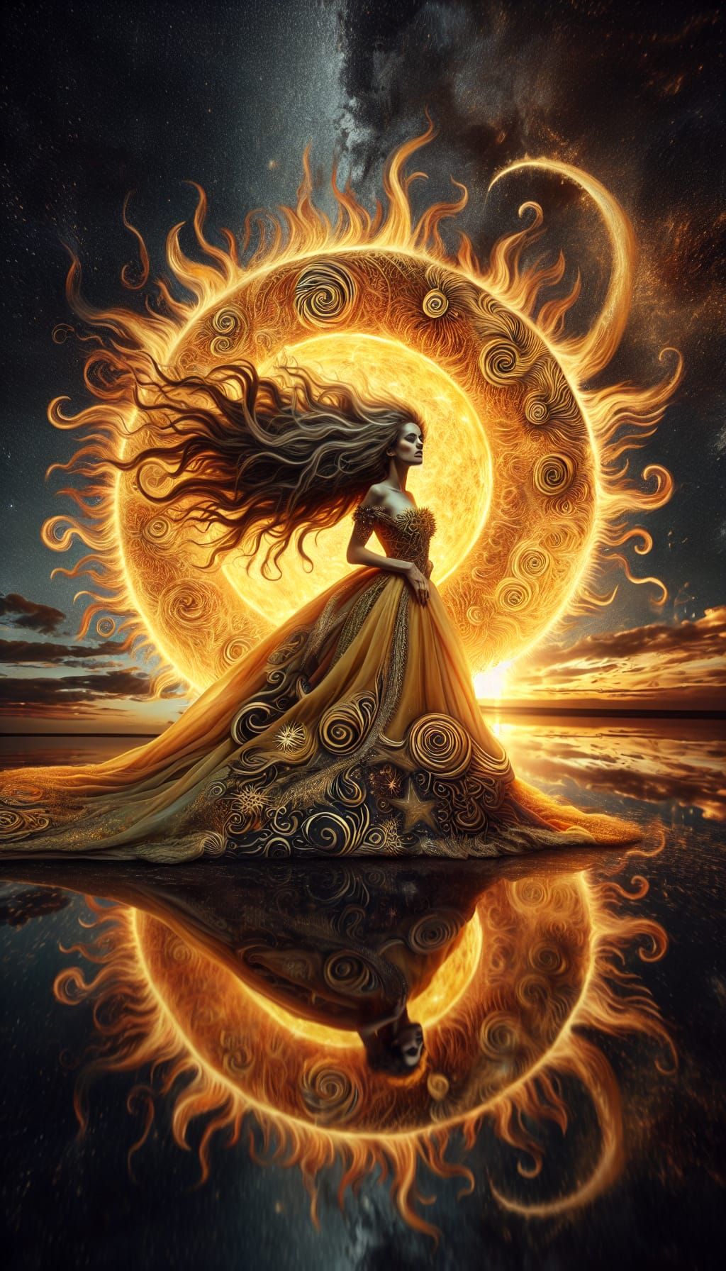 Woman in the Sun