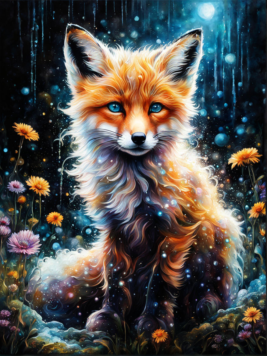 Fantasy Fox  by @Storymask