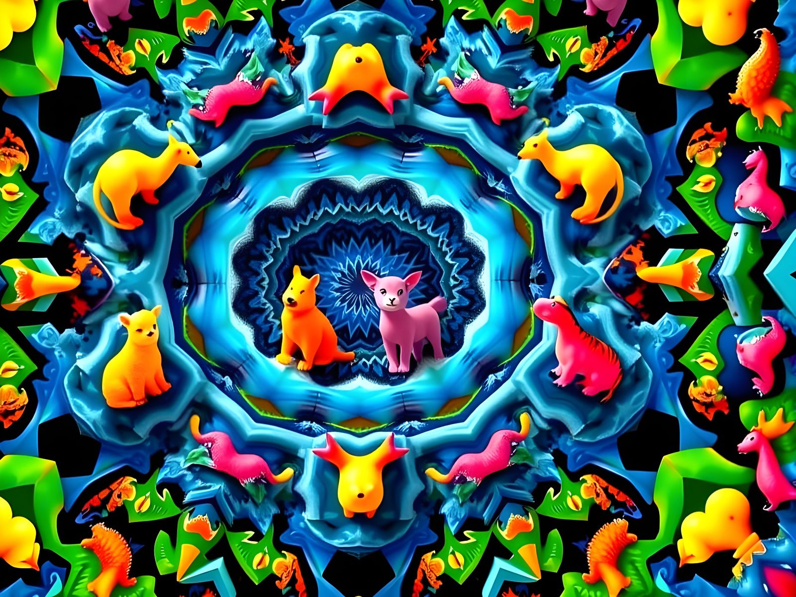 Kolorful Kaleidoscope Kreatures  by @Gary Murakami
