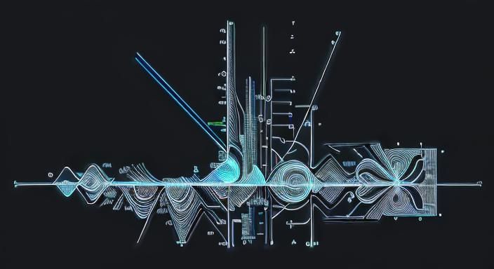 glasgow city centre line drawing in the style of an electric...