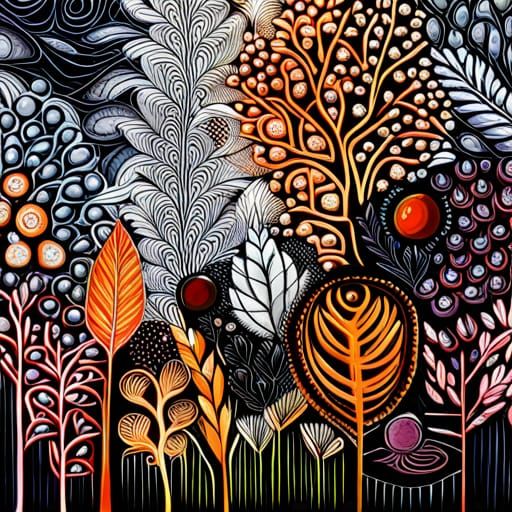 The Pollard Art Forest by BL8antBand AI Generated Artwork NightCafe