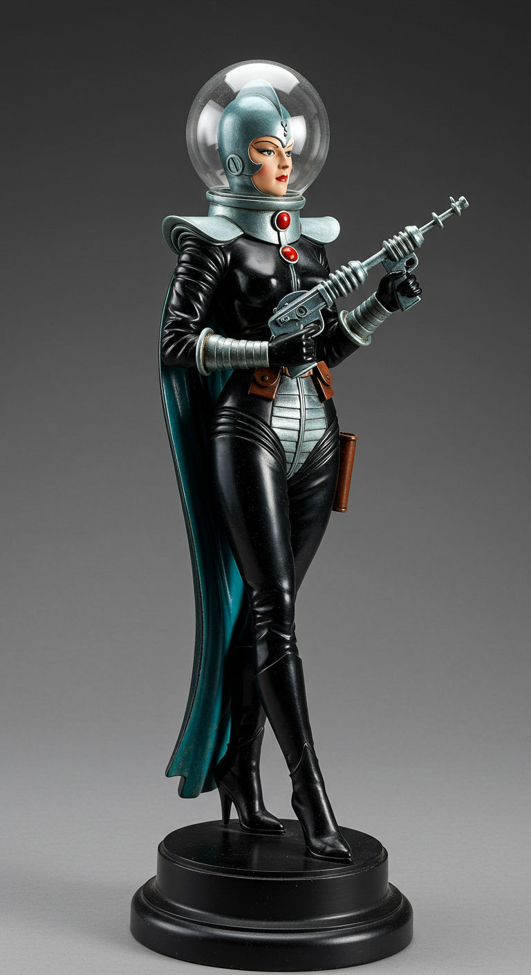 Spacewomen with rayguns