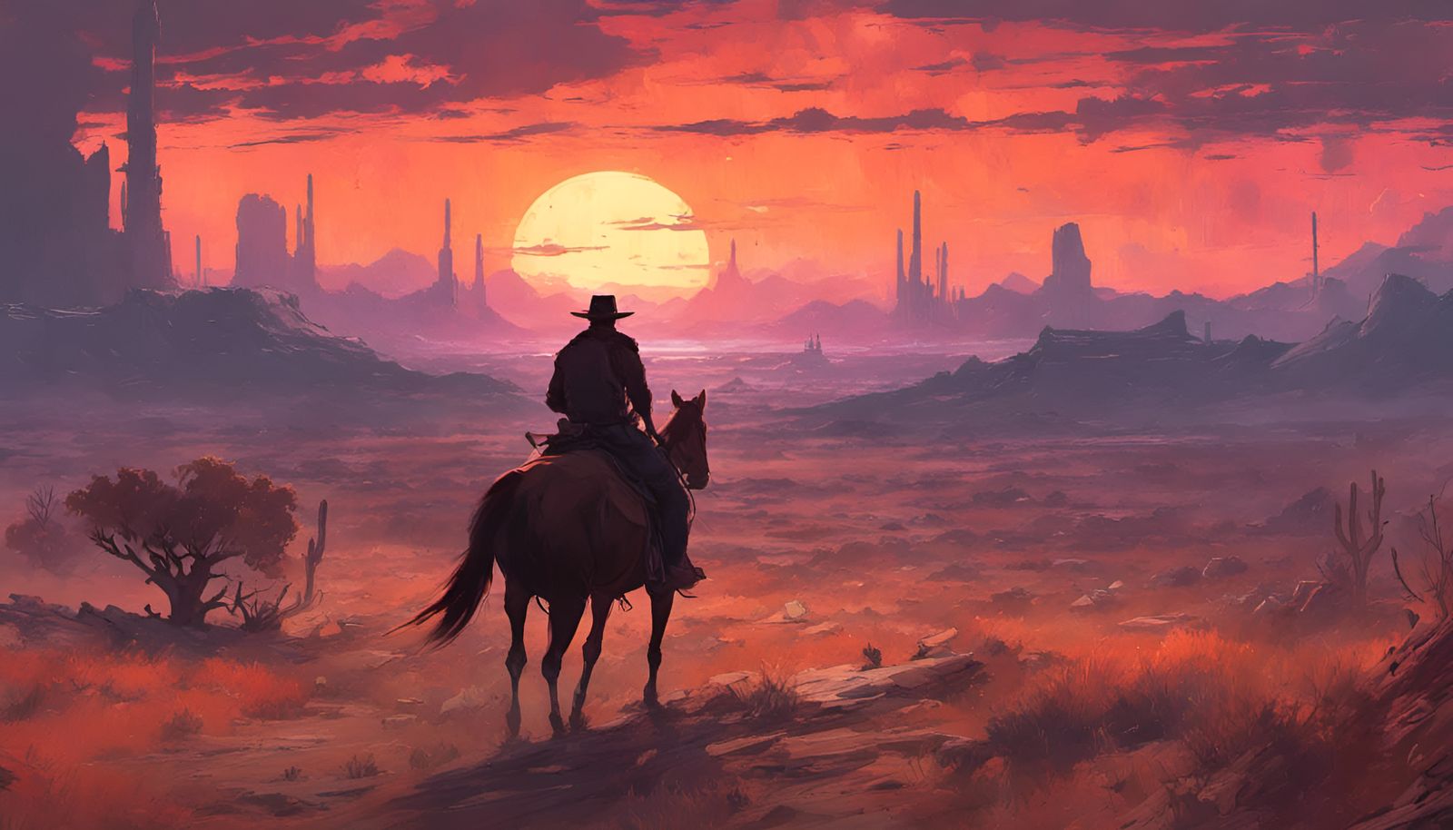 Cowboy by AIA 1  by @Artificial Intelligence Artist