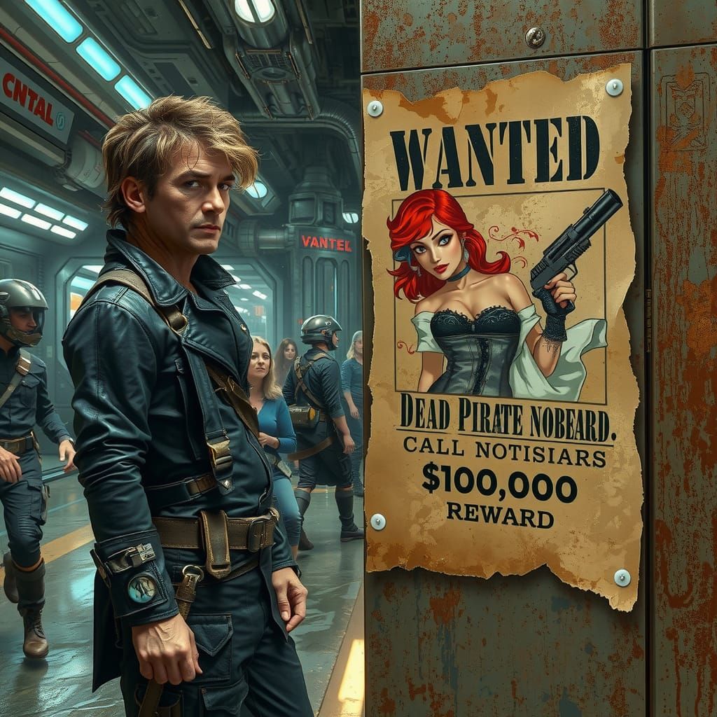 Wanted: Dread Pirate Nobeard  by @Sonny Denbow