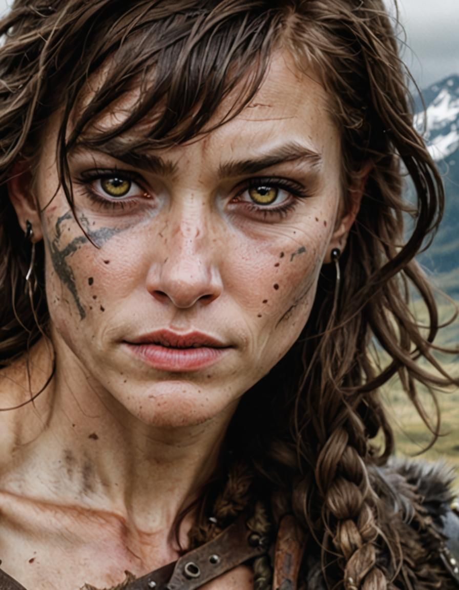 Female Viking Secluded Routine Strong " Half Creature" Survi...