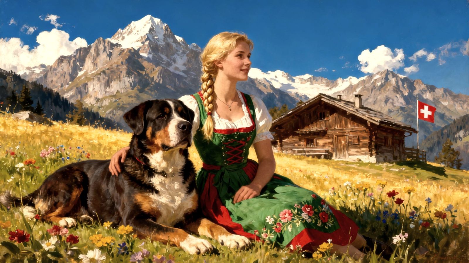 Greetings from Switzerland  by @L1N