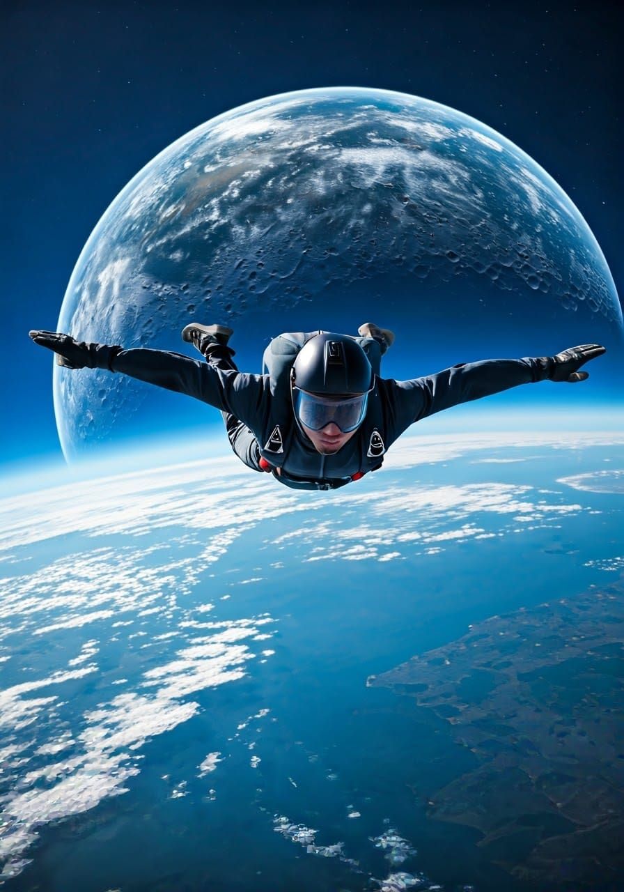 Extreme Skydiving  by @Strigoi77