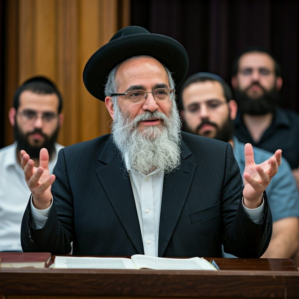 Rabbi Yigal Cohen Giving Torah Lesson