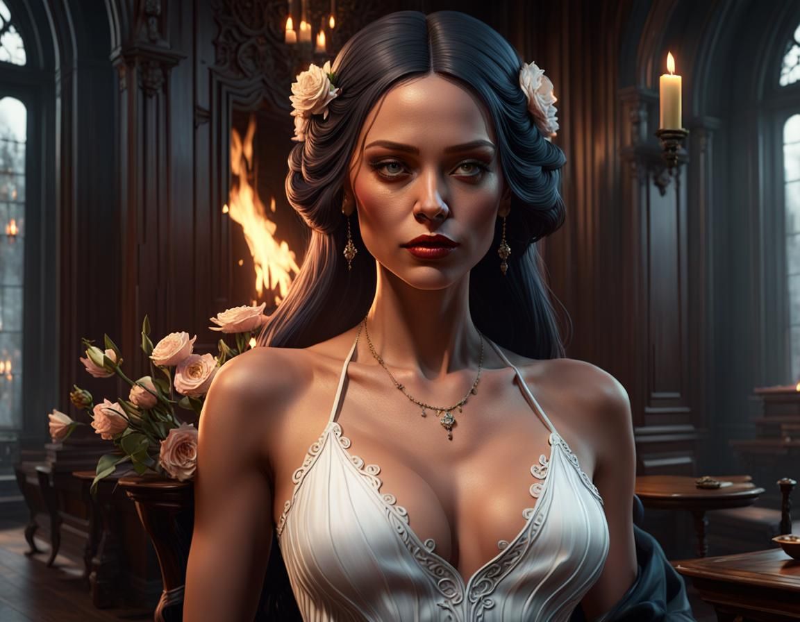 A beautiful woman