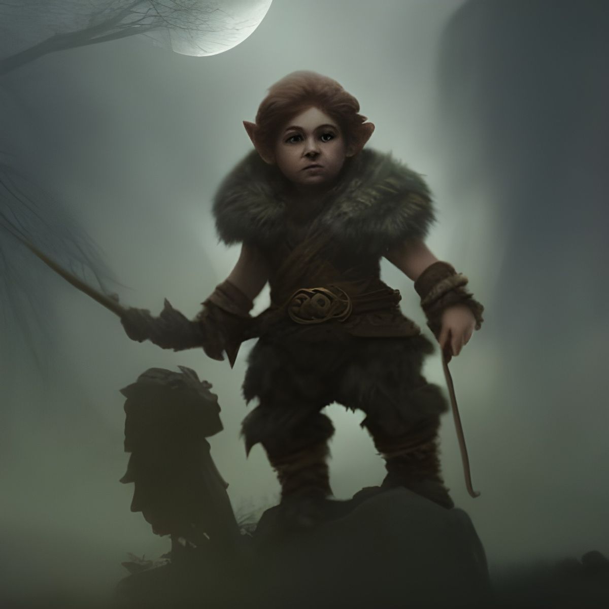 Halfling Circle of the Moon Druid - AI Generated Artwork - NightCafe ...