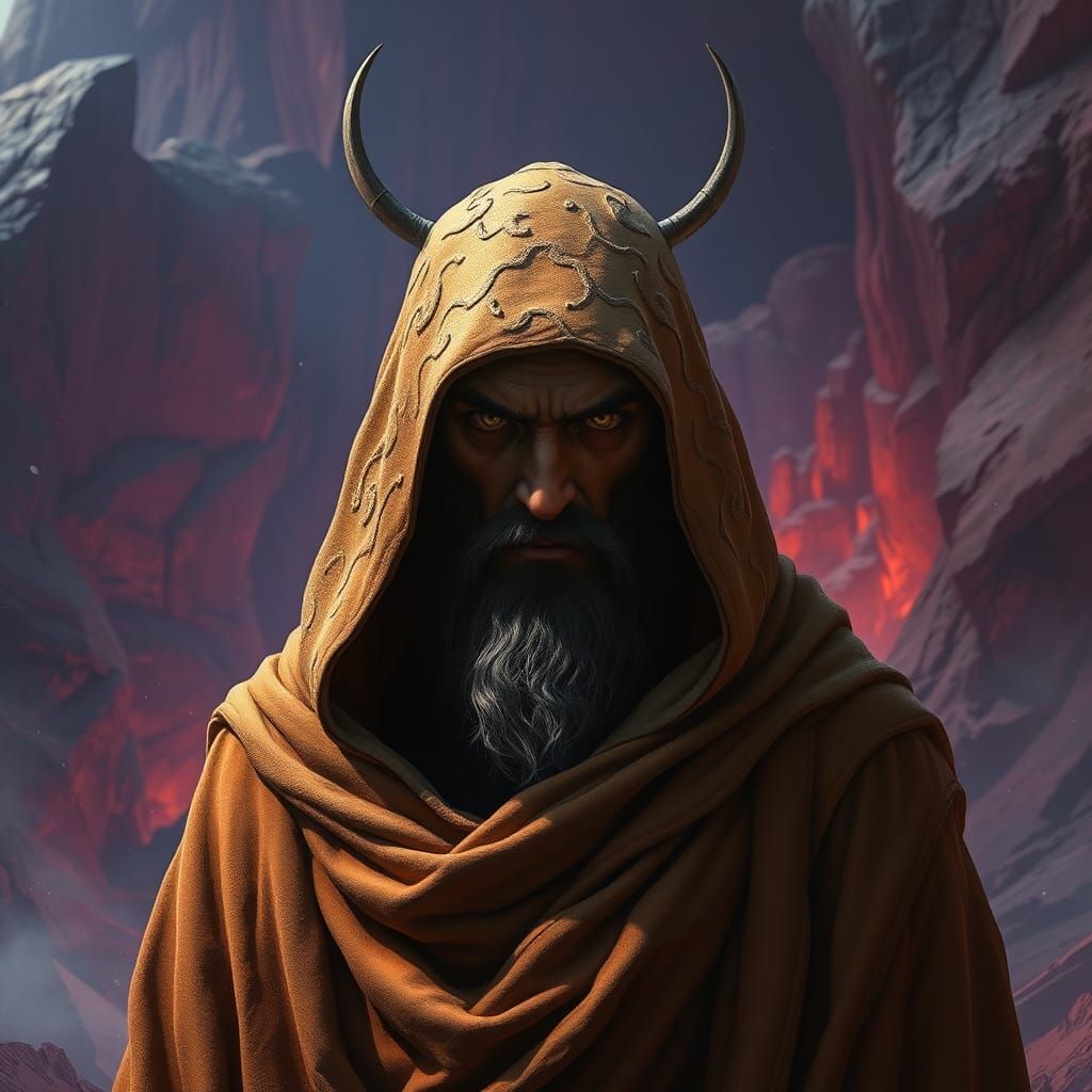 Intense Pinchas in a Mystical Landscape