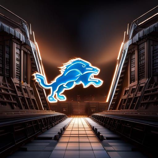 Detroit Lions - AI Generated Artwork - NightCafe Creator