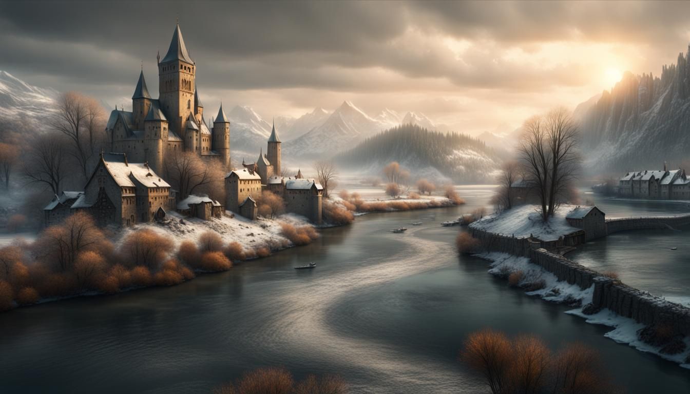 A sleepy town, hibernating for the winter.  by @Brian ONeill