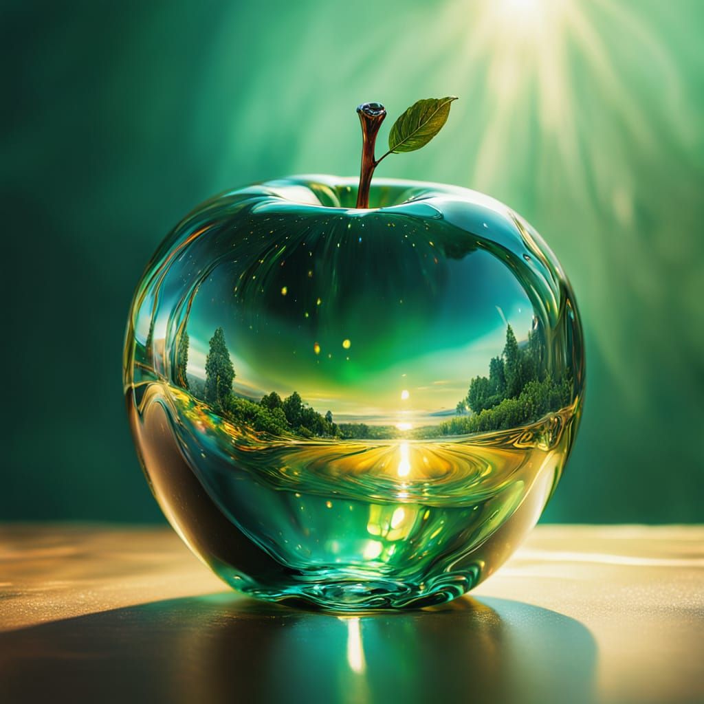 Green Apple   by @Verna-Ann Swaine