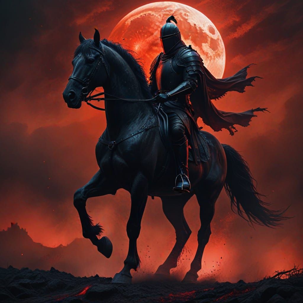 Blood Moon Knight  by @Soynuts