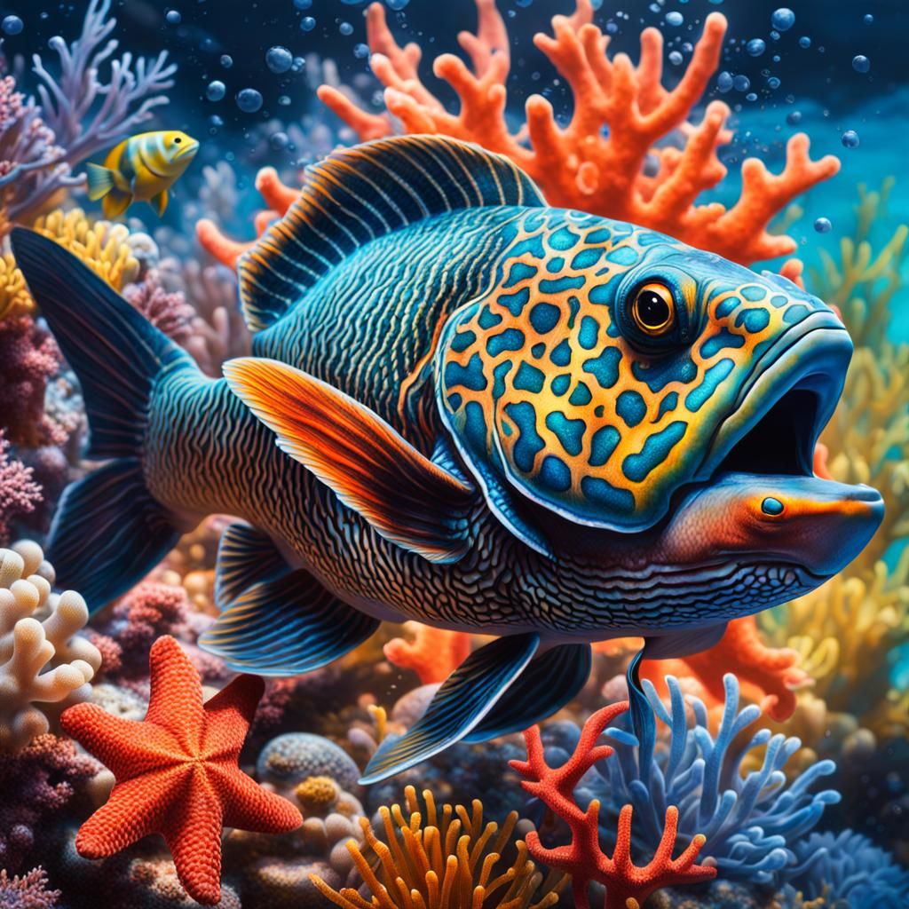 Unexpected sea monster