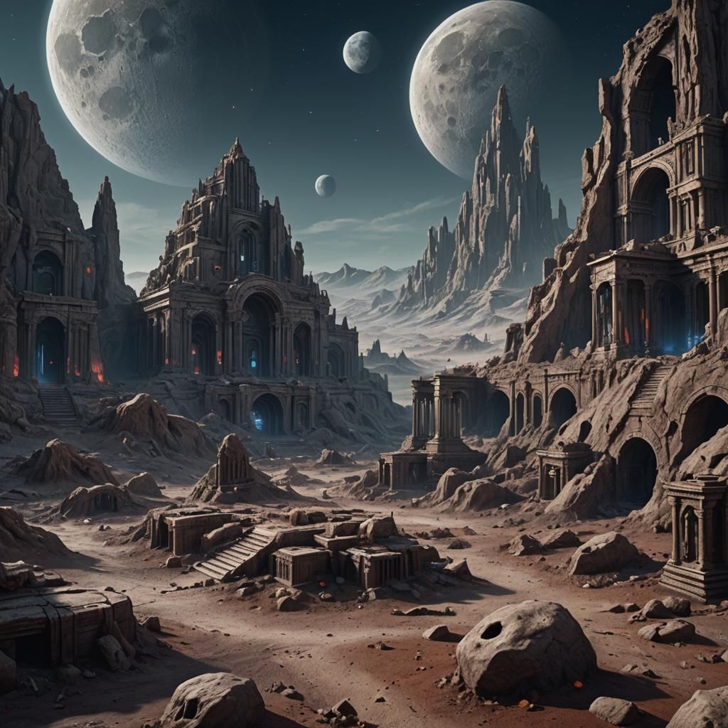 Necropolis on the Moon