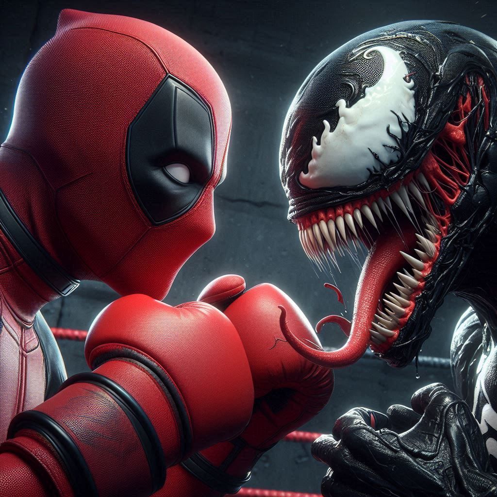 Deadpool vs Venom Boxing