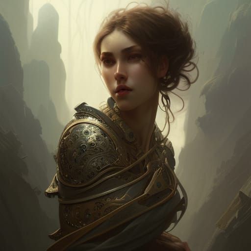 Armored woman