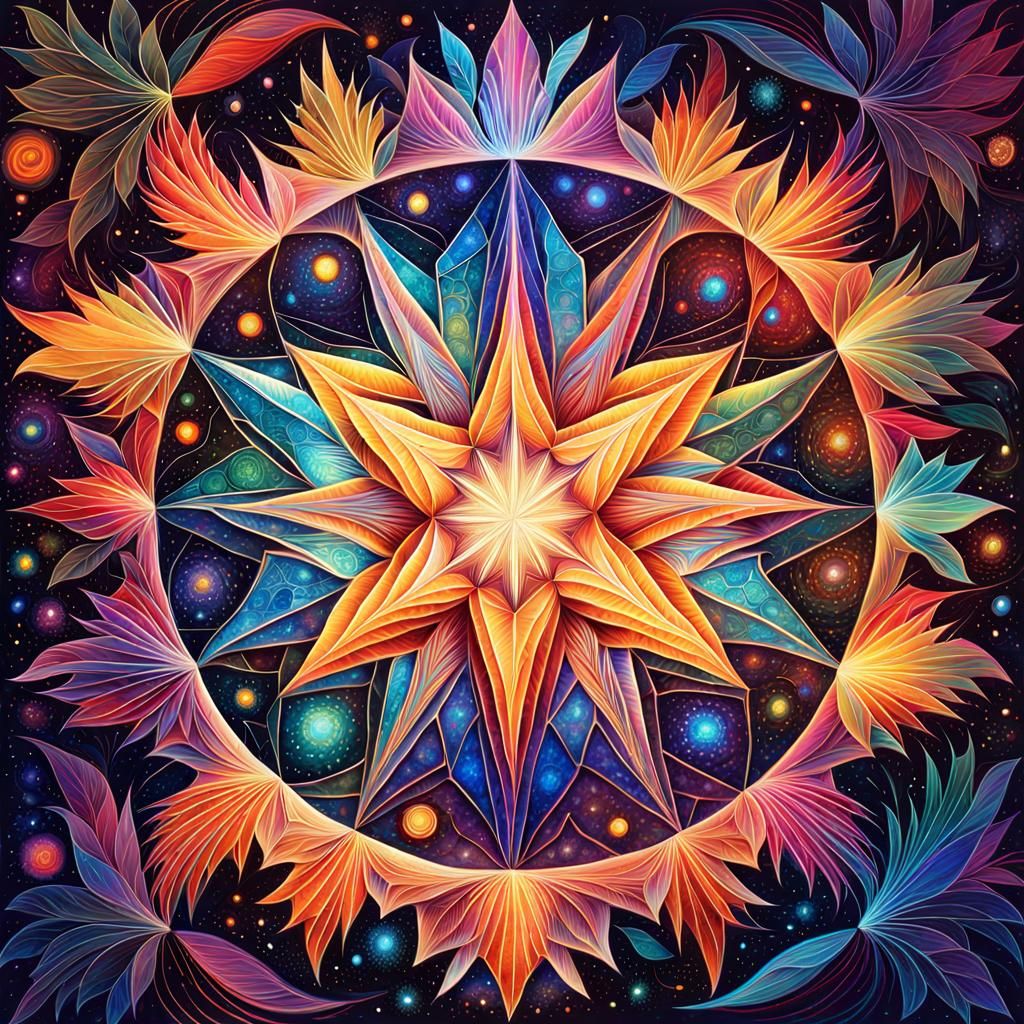 Celestial mandala - AI Generated Artwork - NightCafe Creator