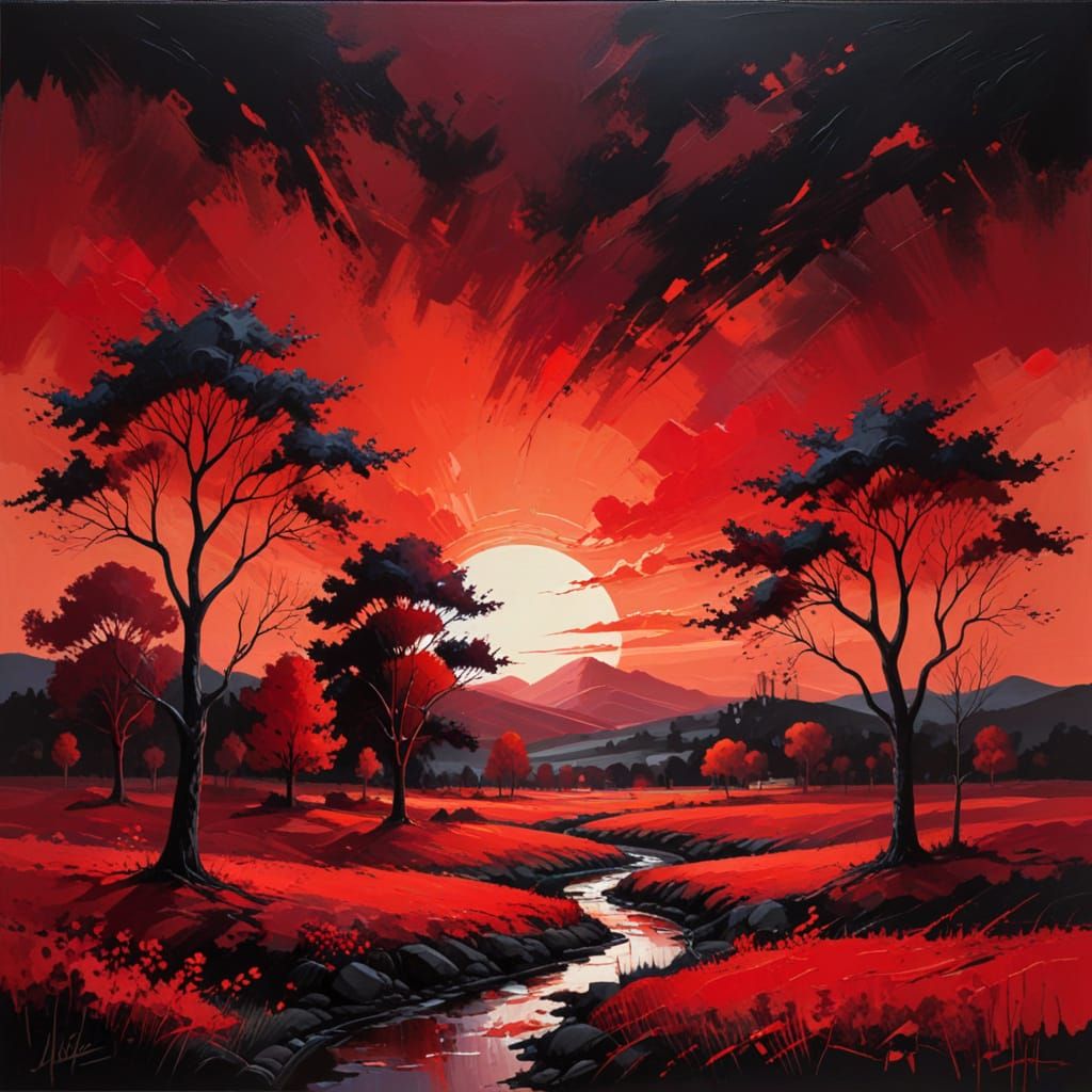 Black and red  by @Deebee