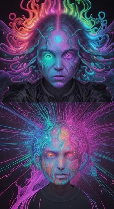 Mind Blown:: Exploding Head 🤯🤯🤯 by Alex Grey, Lisa Frank,...