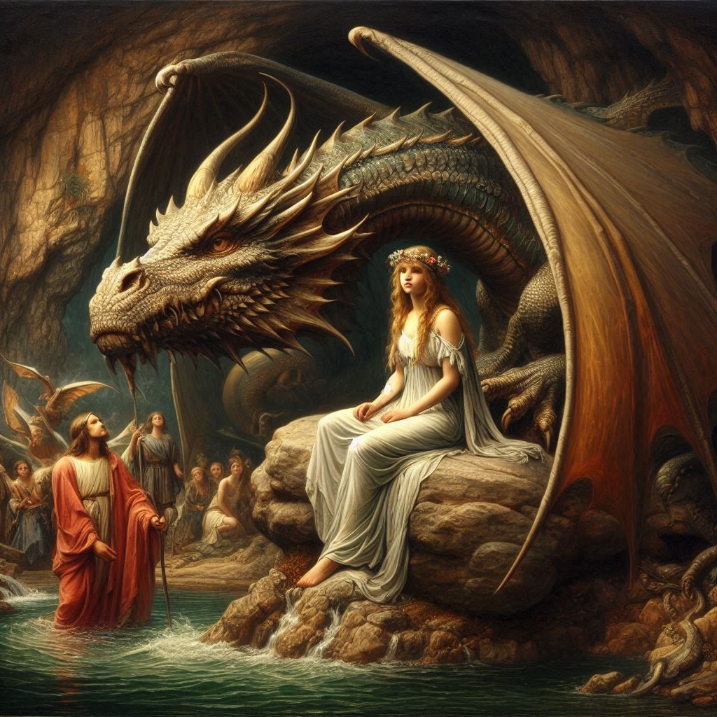 Divine Encounter: Jesus, the Dragon, and the Maiden