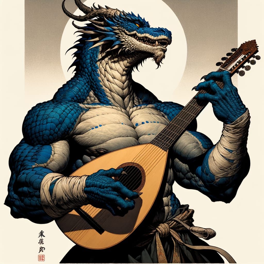 Dragonborn Bard.
