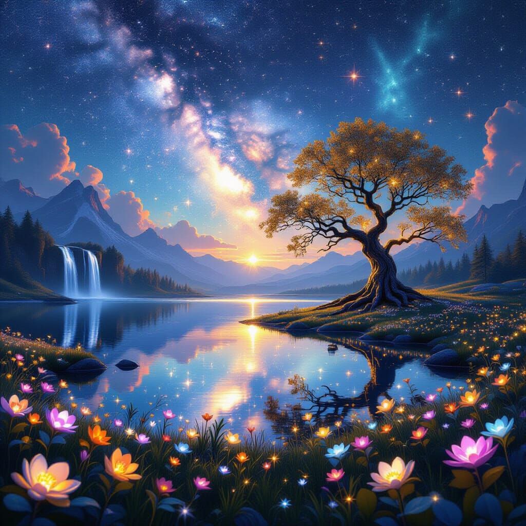 The Cosmic Garden.  by @undefined