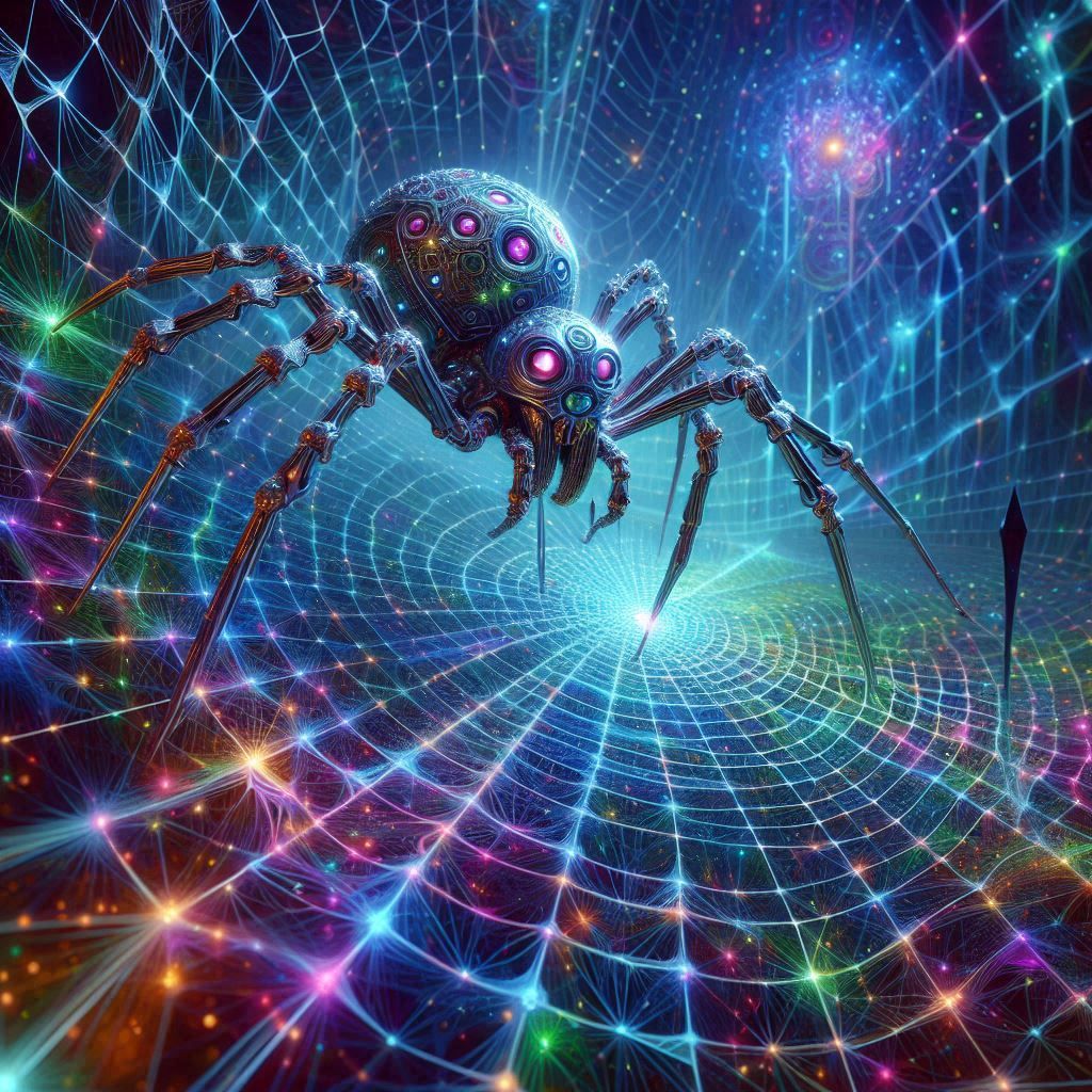 Ai spider bot is watching you!!!