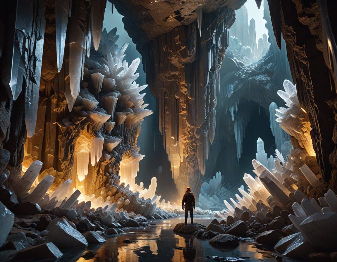 Mexico's Naica Crystal Cave  by @MoonDawwwg