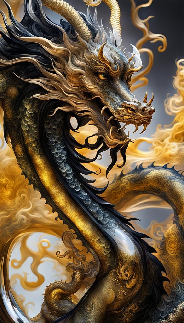 CHINESE DRAGON - AI Generated Artwork - NightCafe Creator