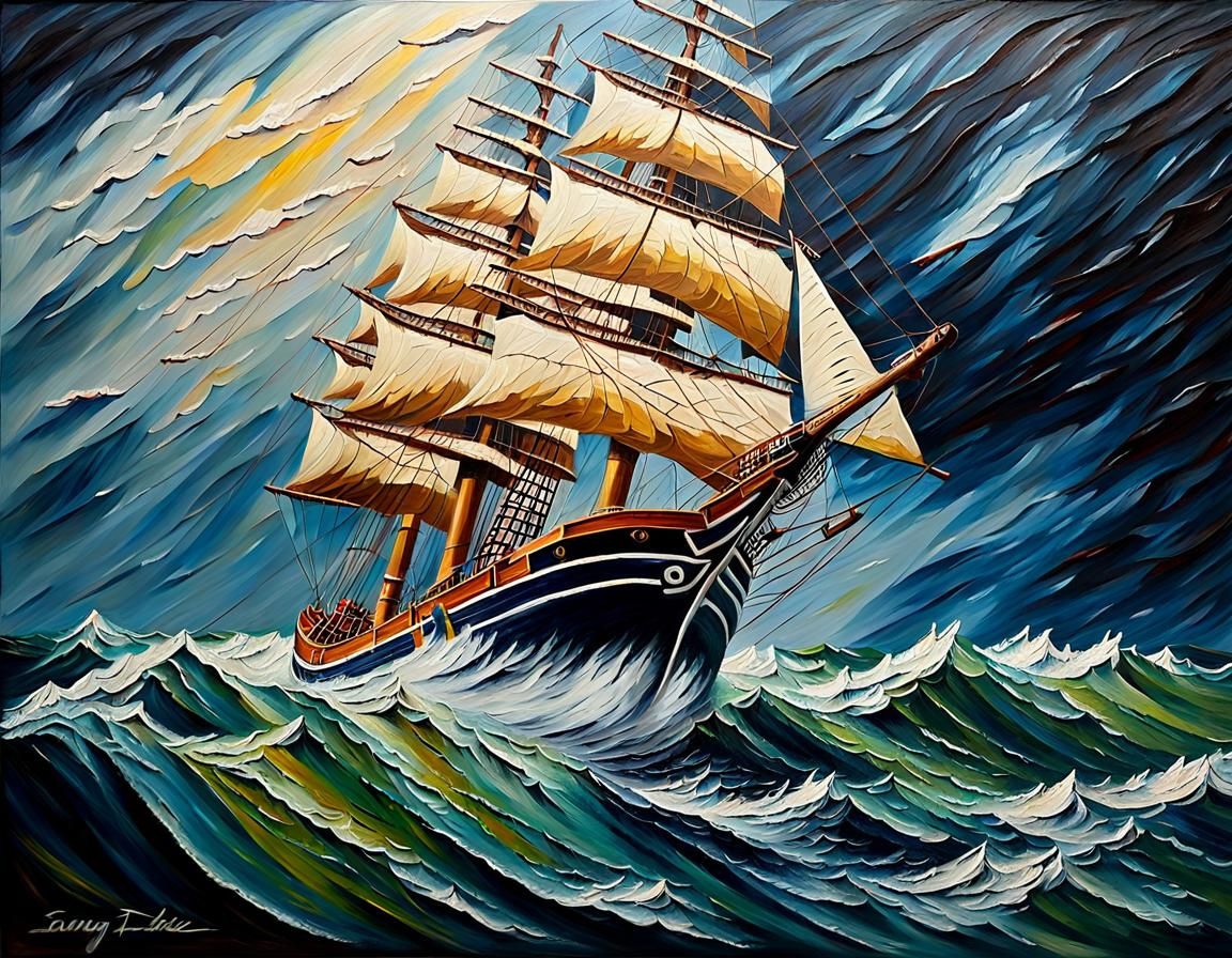 Sailing into a storm