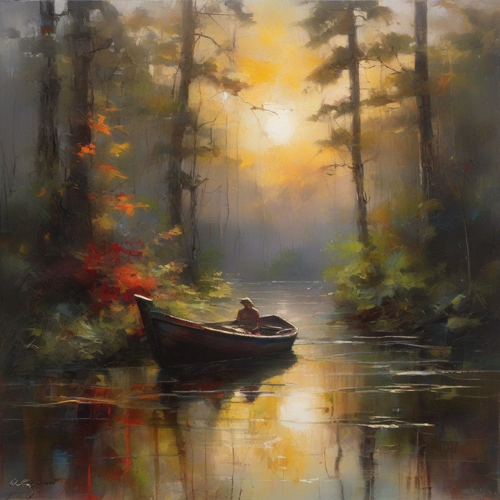 return from fishing  by @Mapont