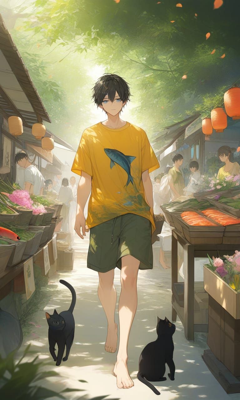 Relaxing - Taking Walk with a Friend