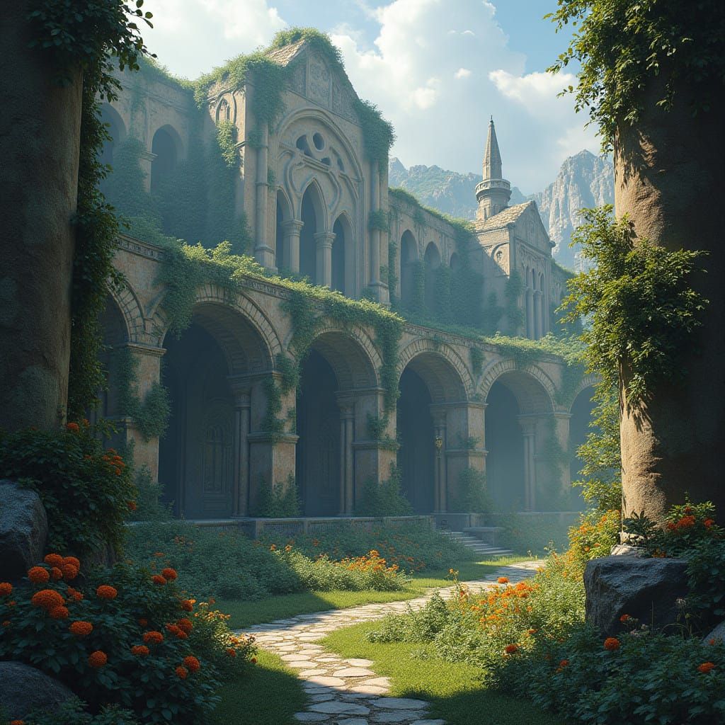 Ancient Ruined City of Hebrew Inspiration