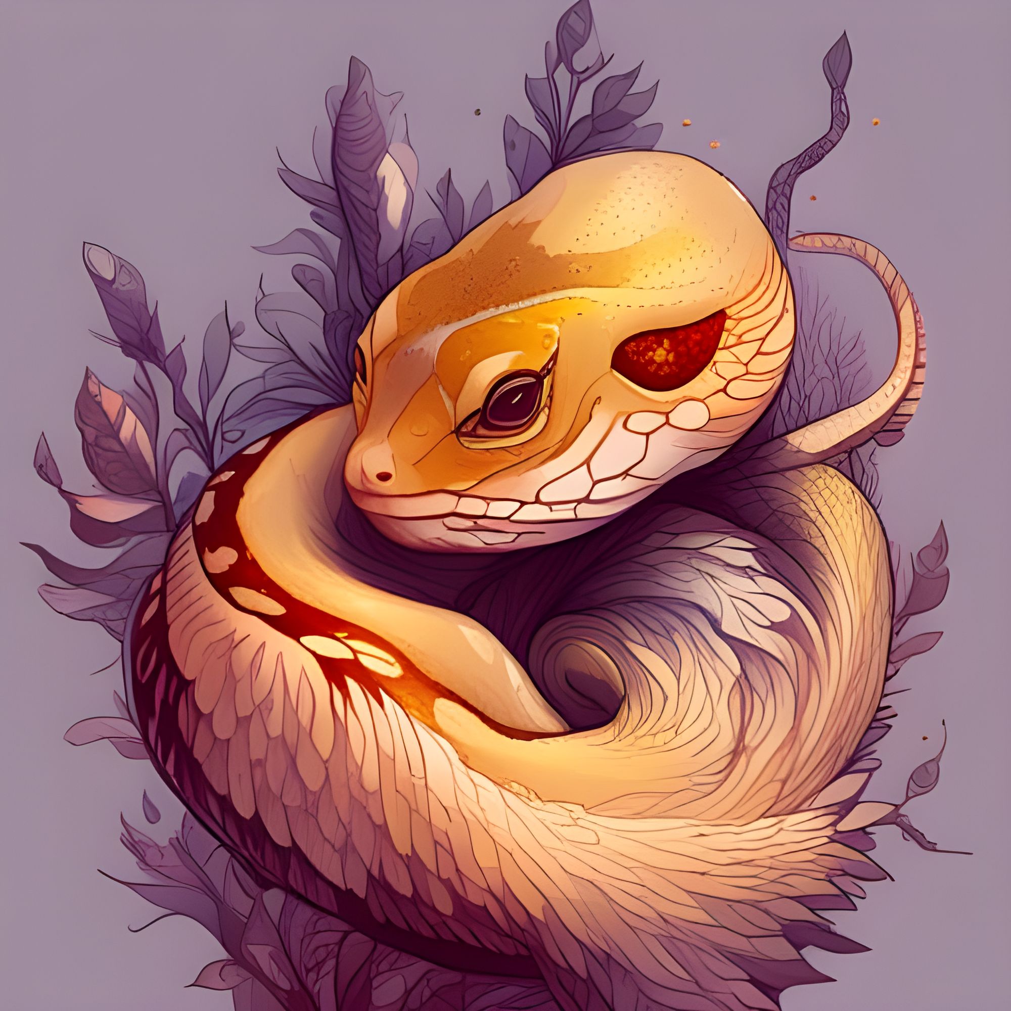 Cobra Snakes - AI Generated Artwork - NightCafe Creator