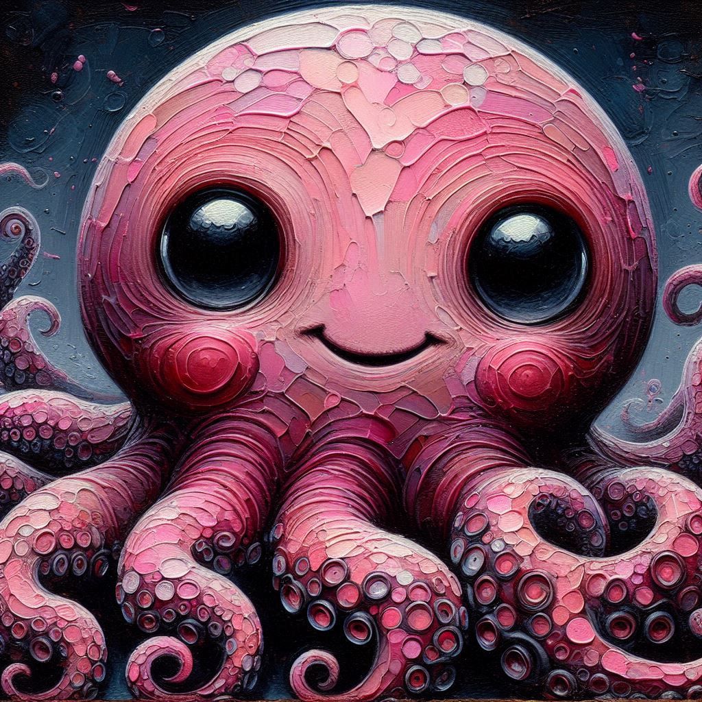 Pink octopus