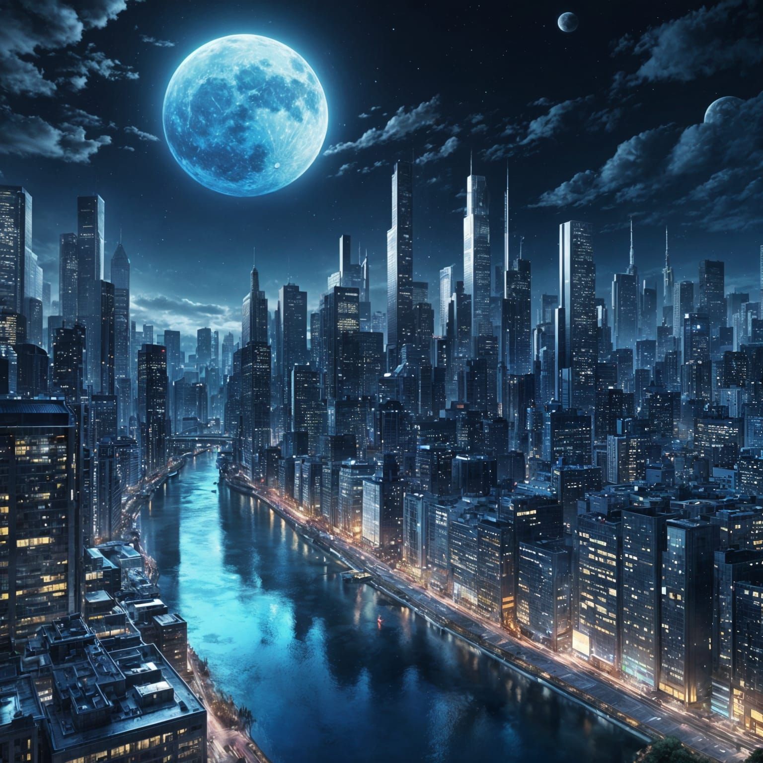 Blue City  by @Shoji