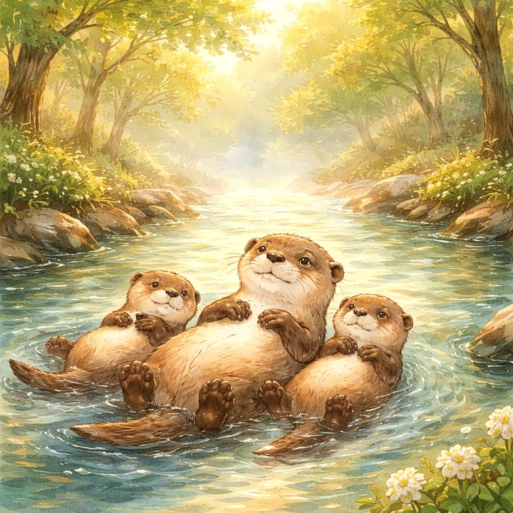 Otterly Adorable  by @Natural Disaster