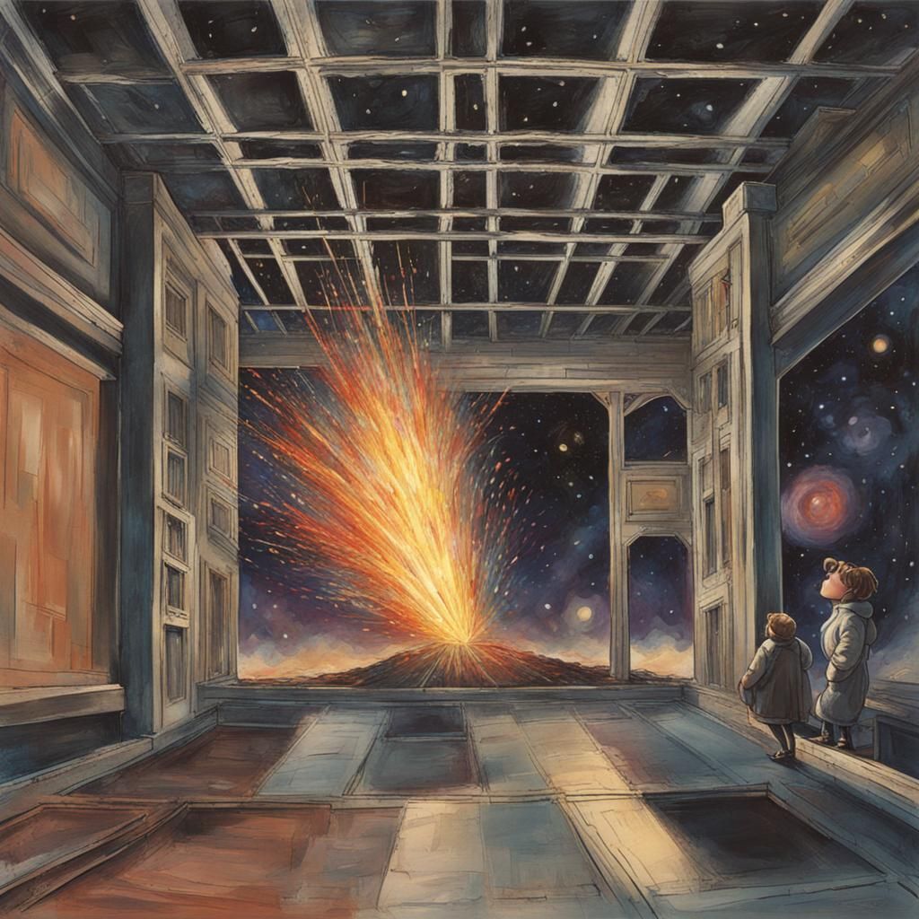 A moment before the big bang