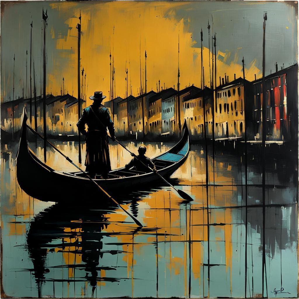 Gondola paddler