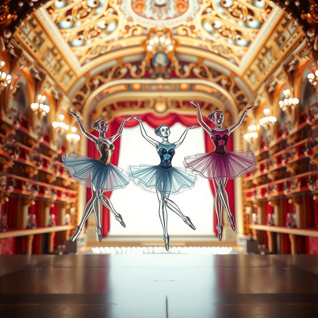 Fragile glass ballerinas