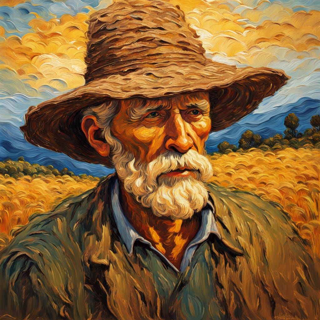 The peasant in the field...  by @Gerber