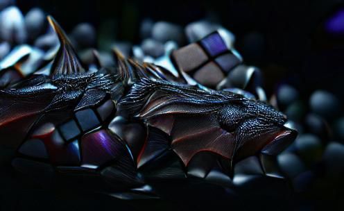 fire breathing spiky dragon